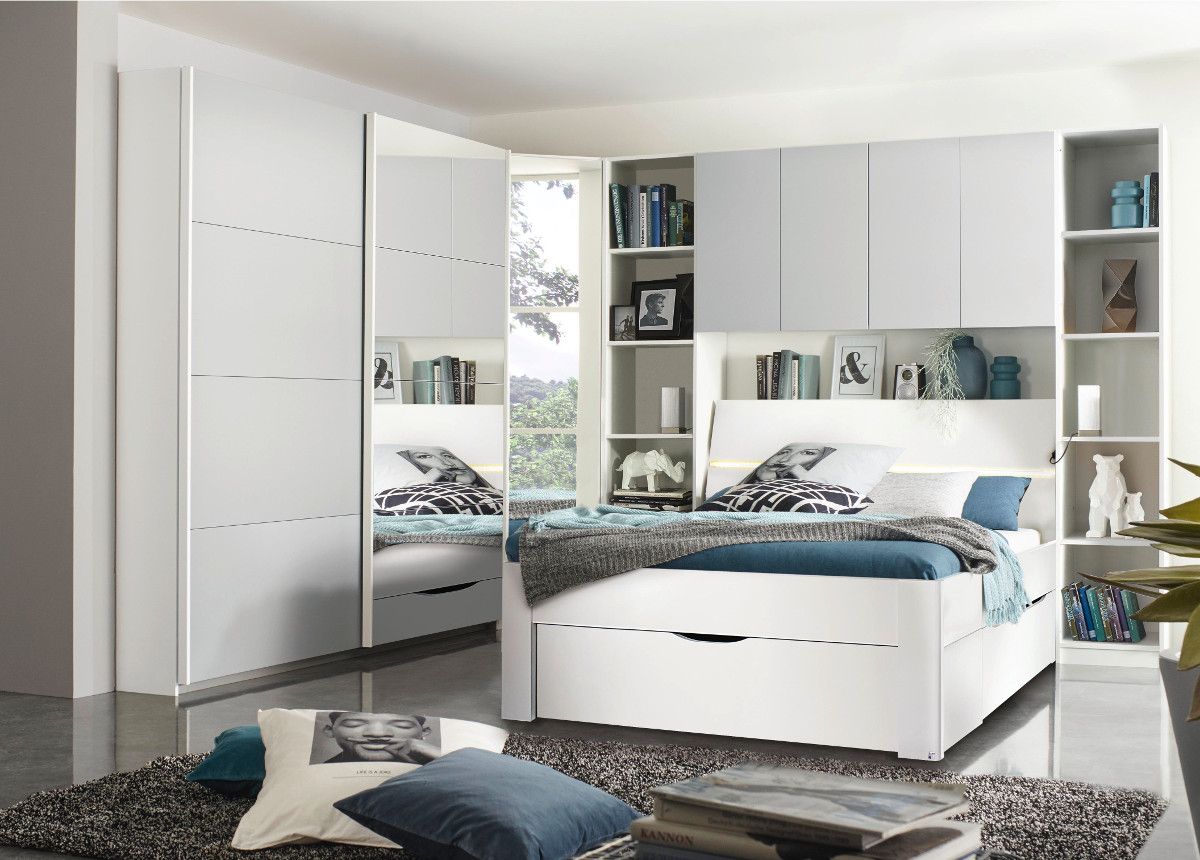 giường ngủ đa năng kết hợp tủ quần áo và kệ trang trí