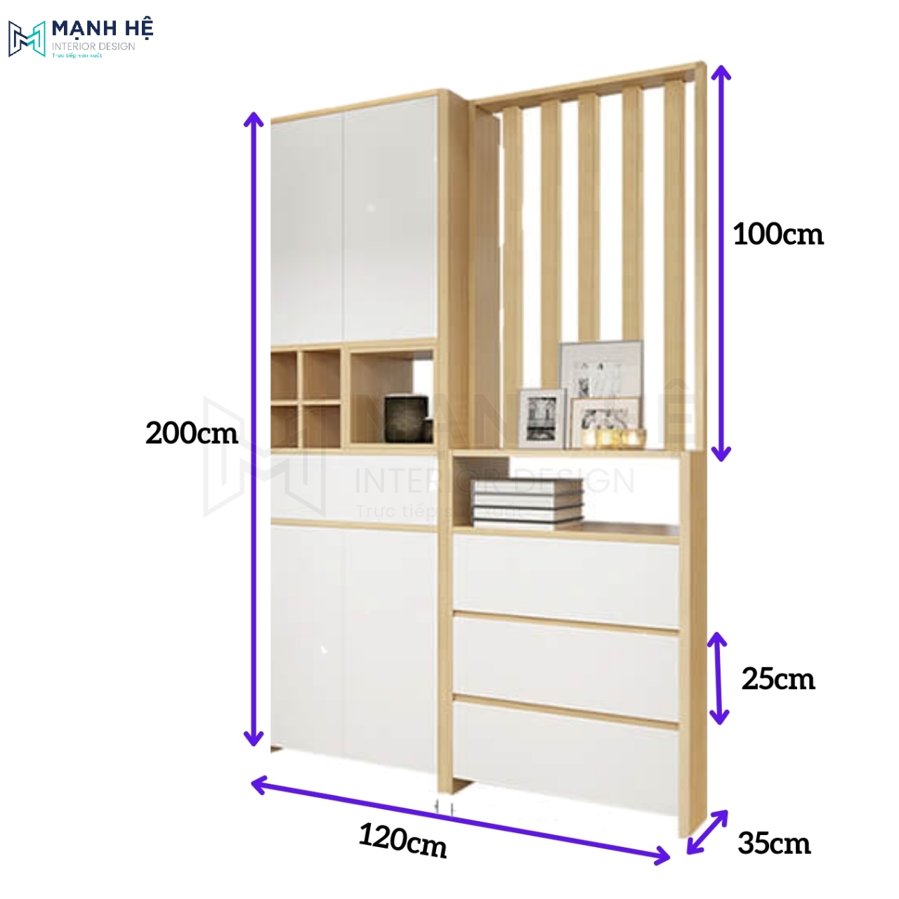 kích thước tủ giày thông minh