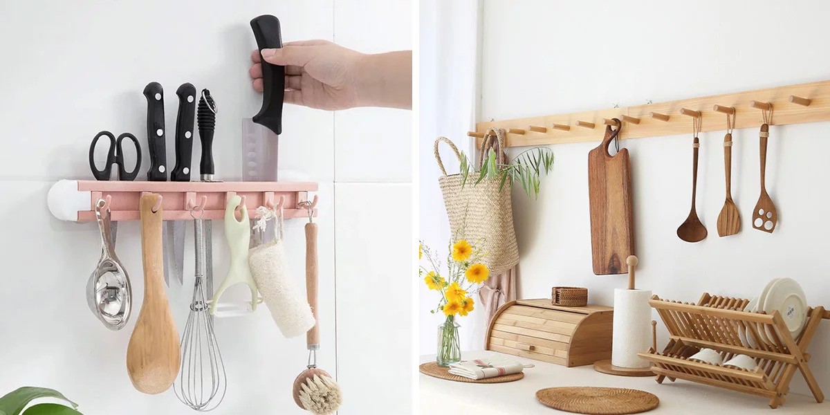 Giá treo dụng cụ nhà bếp đẹp