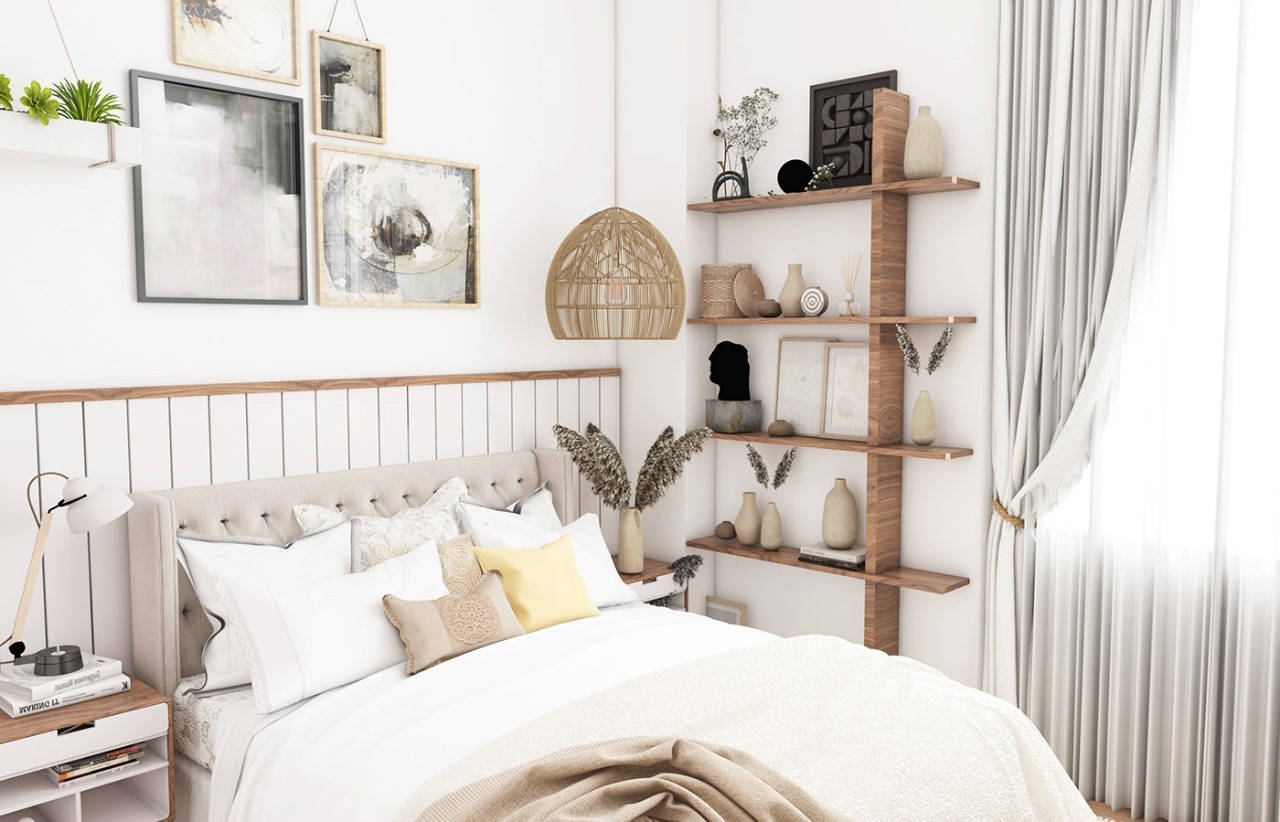 Decor phòng ngủ nhỏ đẹp đơn giản
