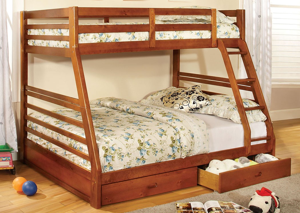 Đảm bảo an toàn tuyệt đối với giường tầng làm từ gỗ sồi