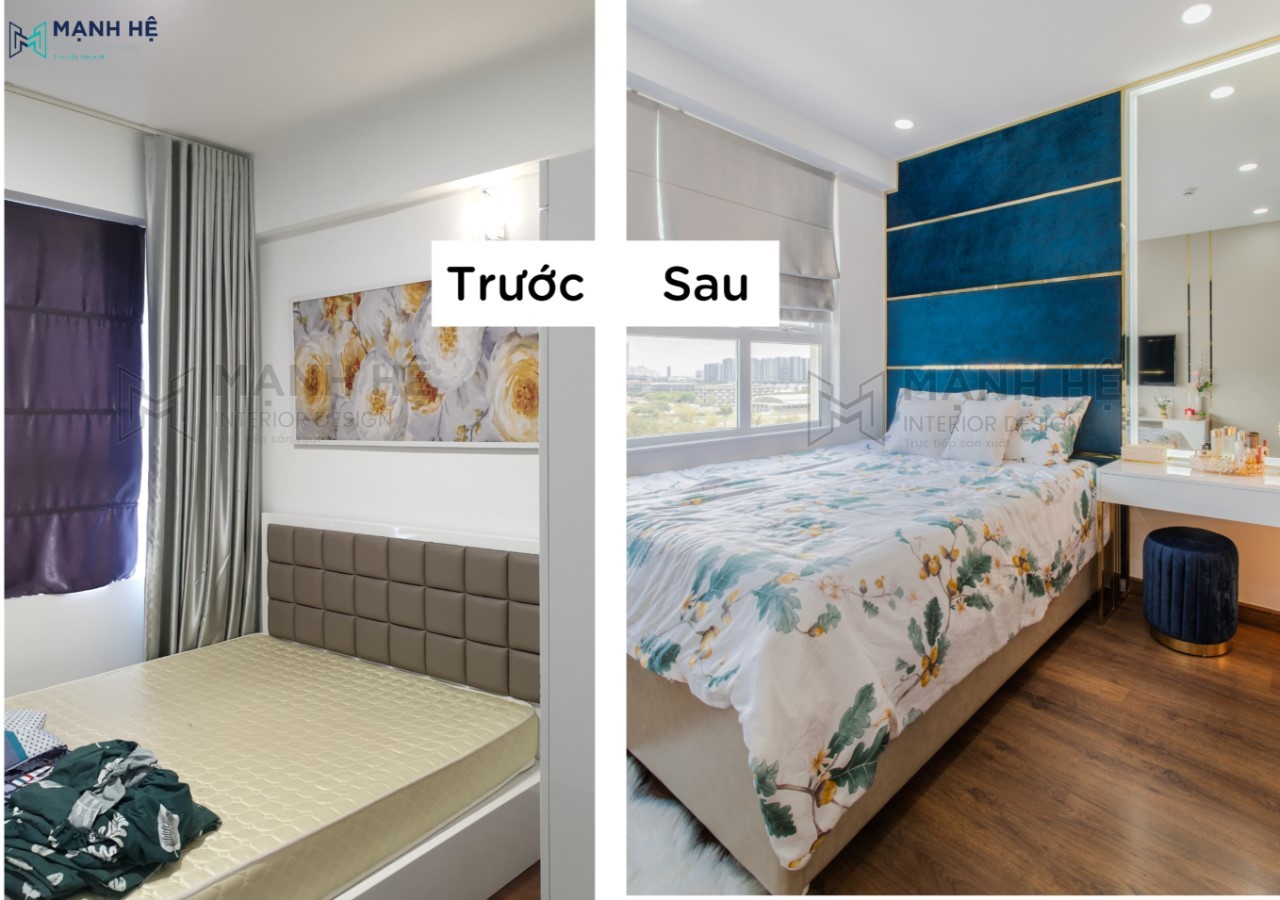 Cải tạo nội thất phòng ngủ phong cách Luxury