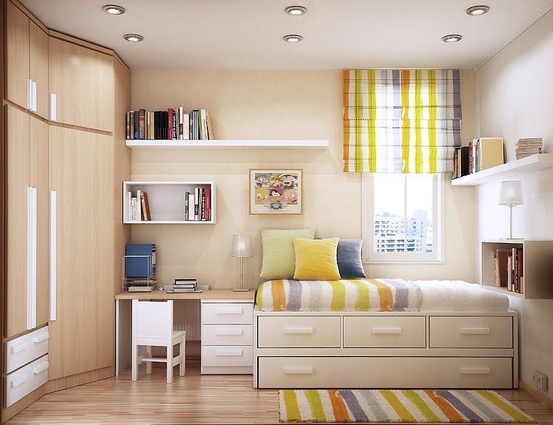 Giường ngủ có hộc kéo tiện lợi cho phòng ngủ diện tích nhỏ 2m2