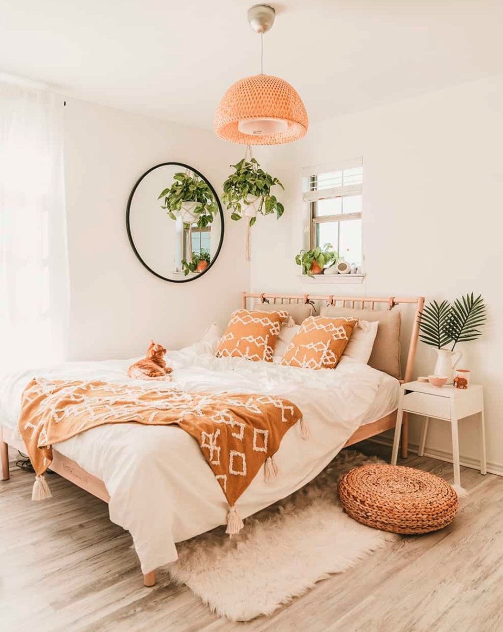 Trang trí phòng ngủ 3m2 phong cách Bohemian