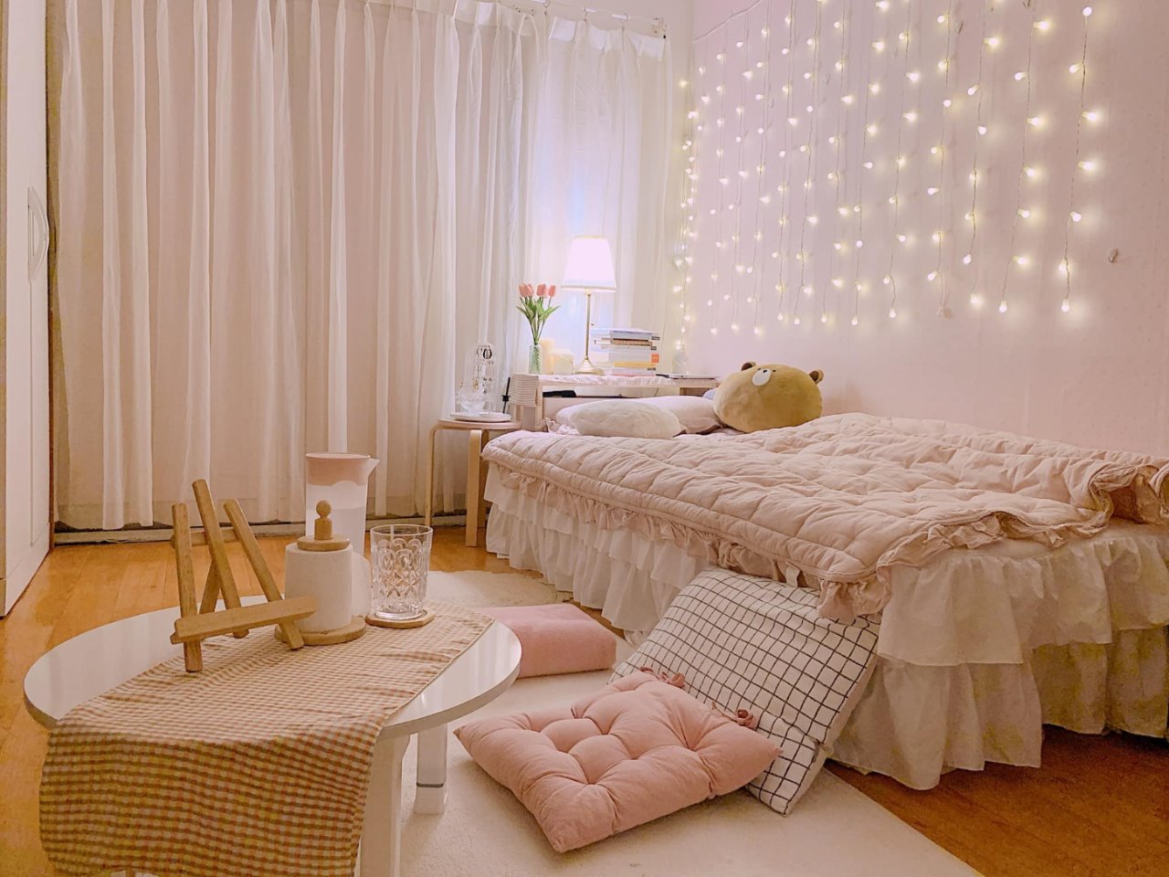 Decor phòng ngủ nhỏ phong cách Hàn Quốc
