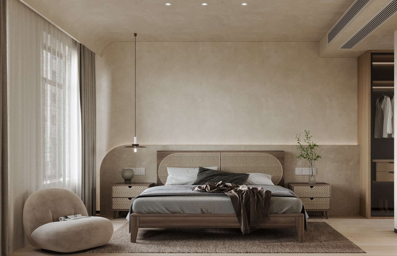 Sắp xếp không gian nội thất wabi sabi hợp lý nhưng không rập khuôn sẽ tạo ra những trải nghiệm tự nhiên nhất