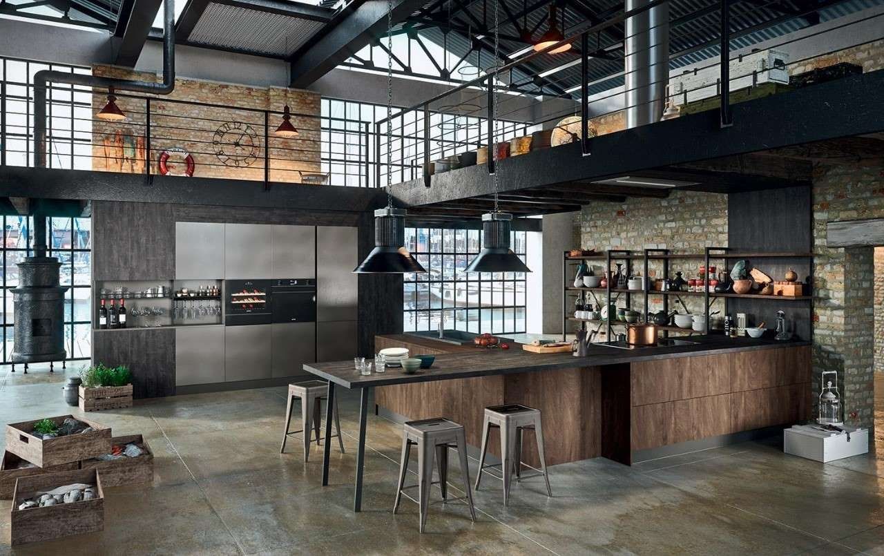 Kiểu dáng nội thất góc cạnh mang lại vẻ đẹp cá tính cho phong cách industrial