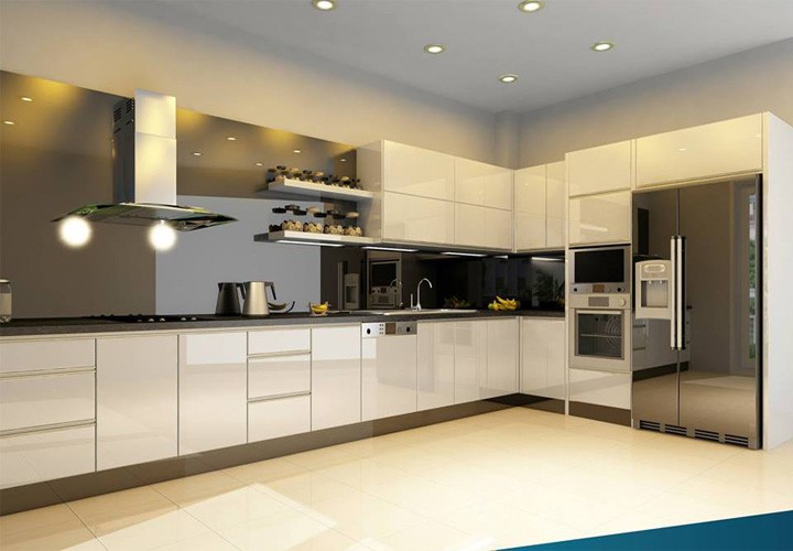 Thiết kế tủ bếp nhựa Picomat đẹp hiện đại