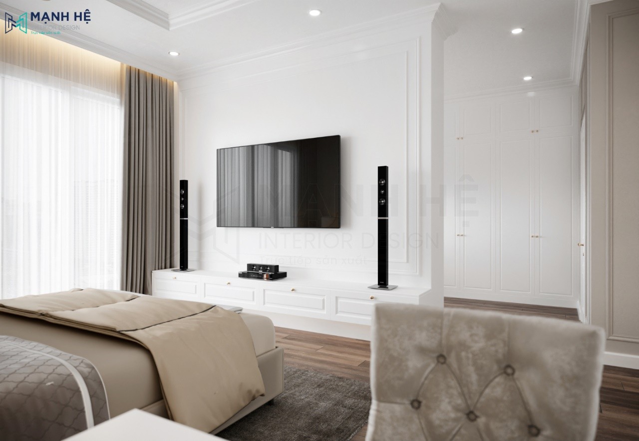 Kệ tủ tivi treo tường tiết kiệm diện tích