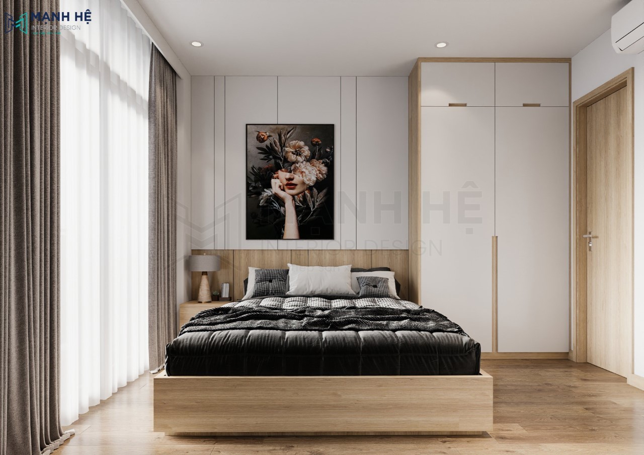 Thiết kế nội thất phòng ngủ nhỏ đơn giản