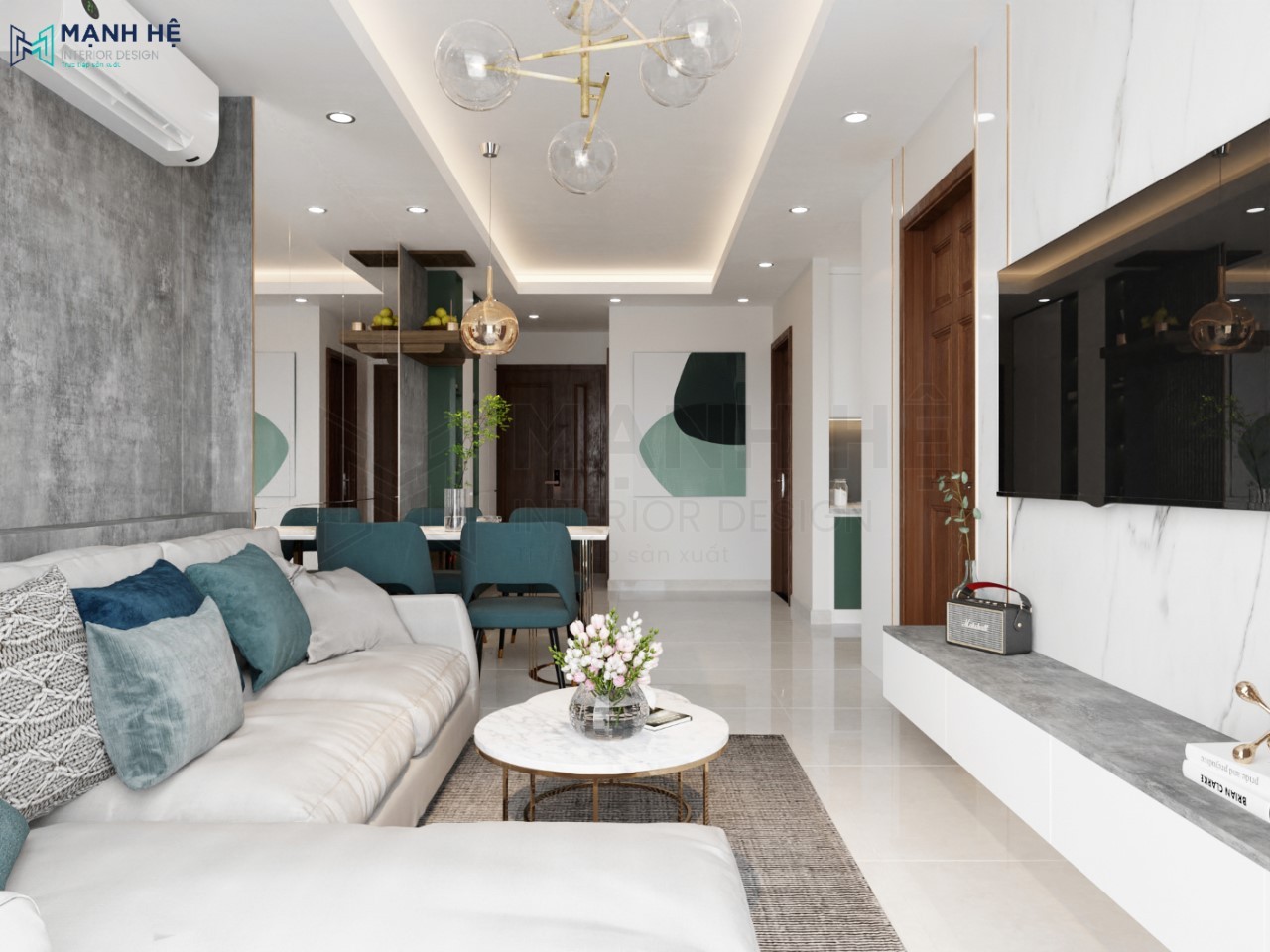 Tối ưu ánh sáng tự nhiên cho phòng khách căn hộ