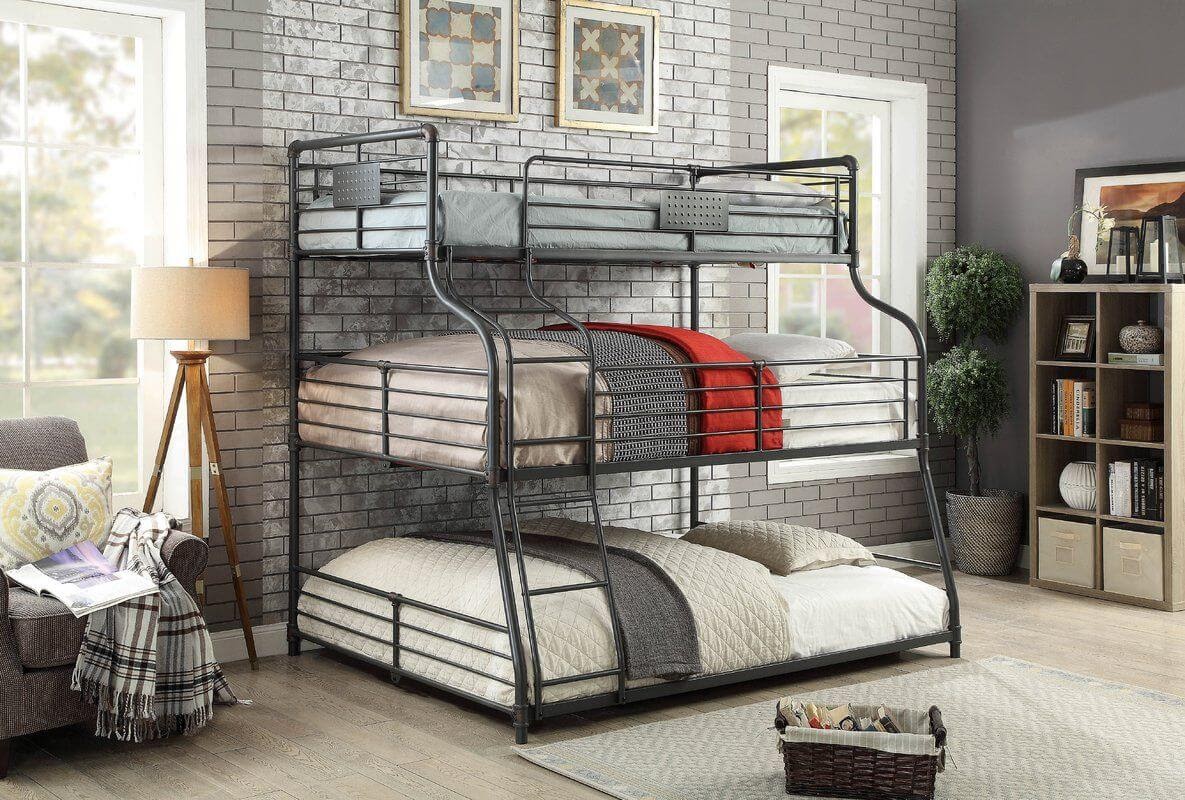 Thiết kế kích thước giường tầng nhỏ dần theo độ cao