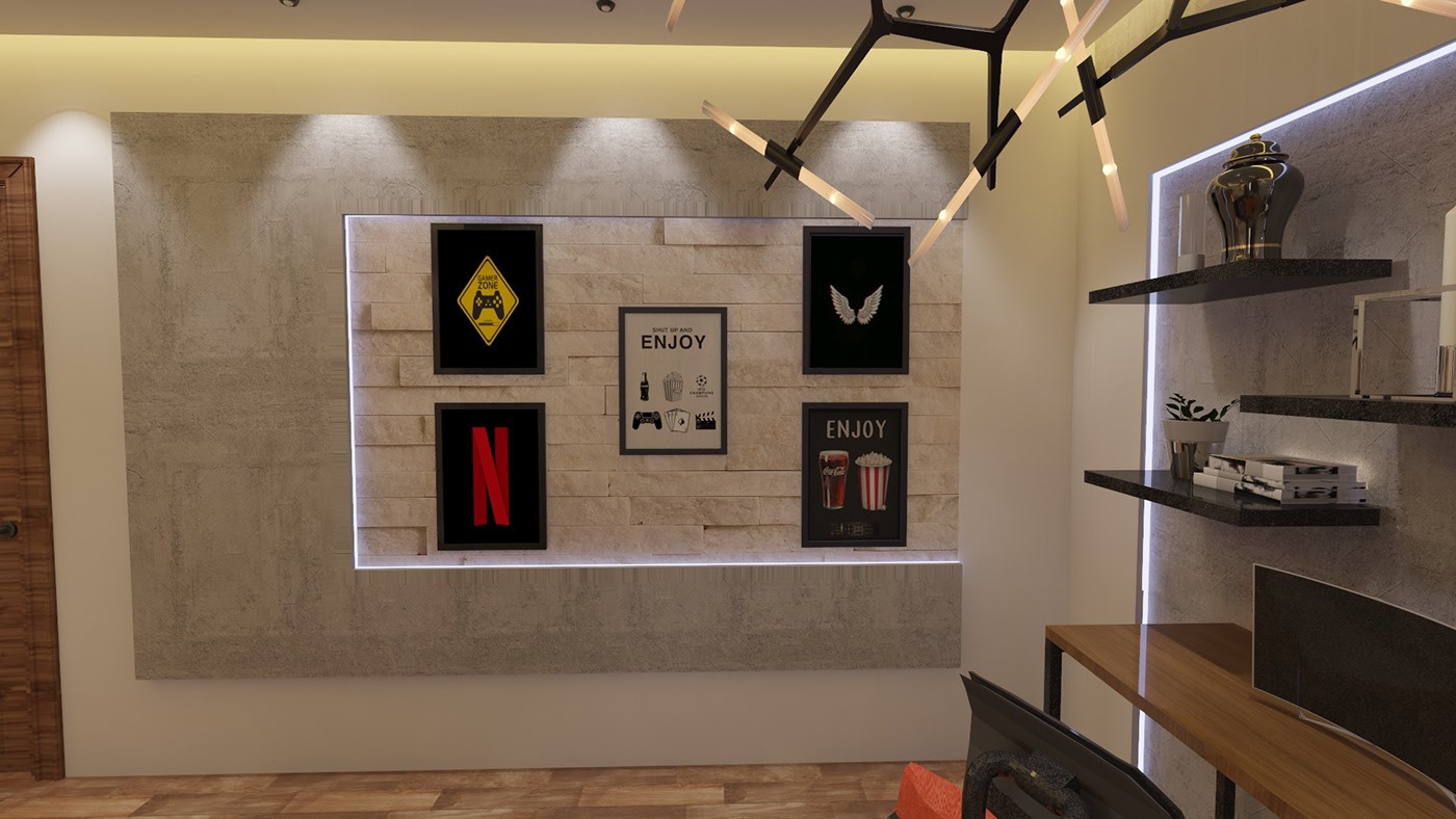 Tranh trang trí phòng ngủ gaming