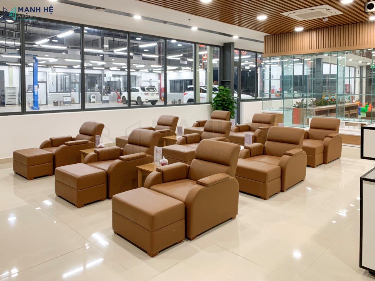 Bố trí phòng chờ riêng dành cho khách hàng