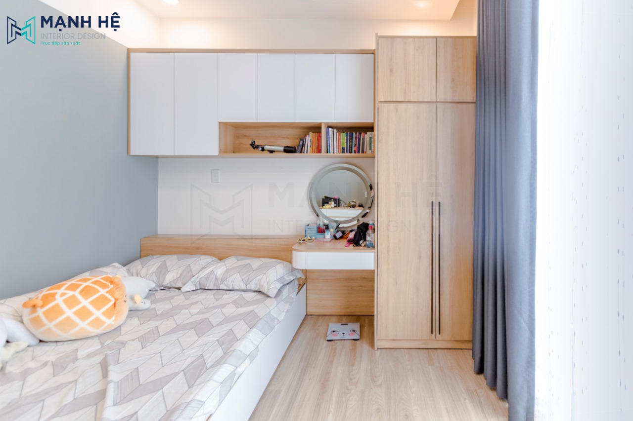 Thi công nội thất phòng ngủ nhỏ đẹp hiện đại