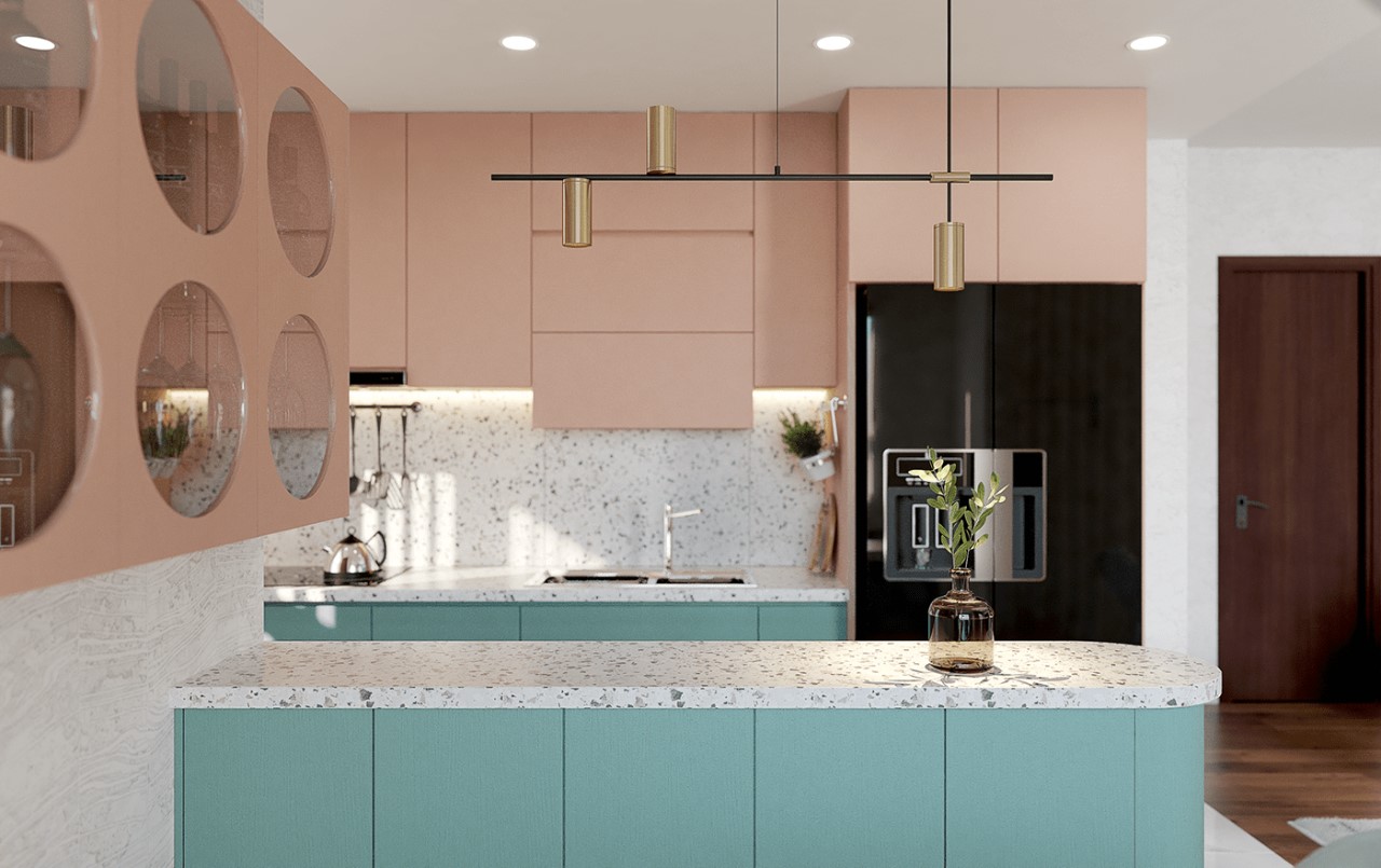 Phối hợp màu sắc trong phong cách color block phải có sự phân chia các khu vực trong nhà rõ ràng