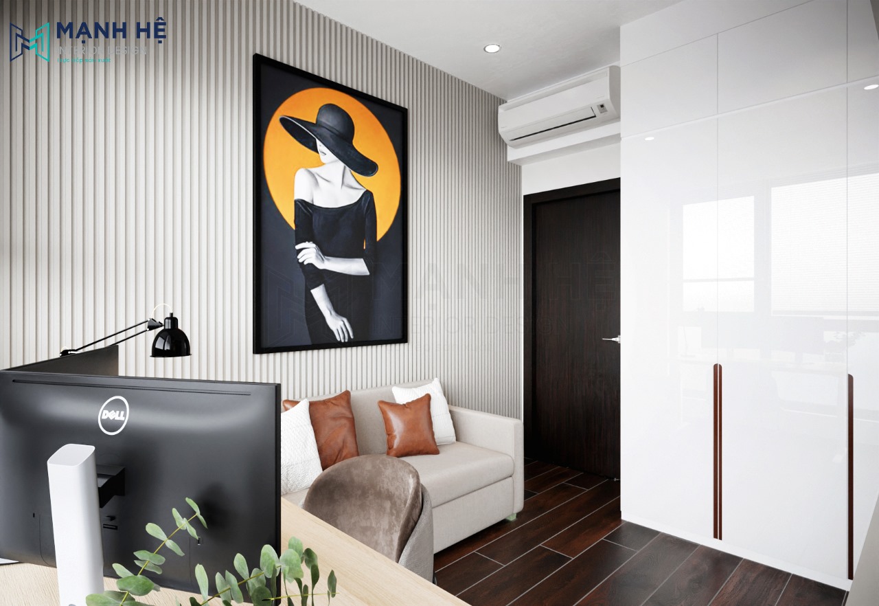 Bức tranh treo tường nghệ thuật thể hiện được cá tính của gia chủ