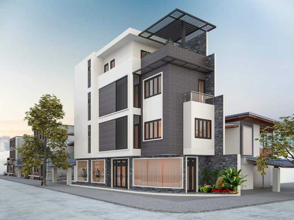Nhà 2 mặt tiền đem lại không gian sống rộng rãi