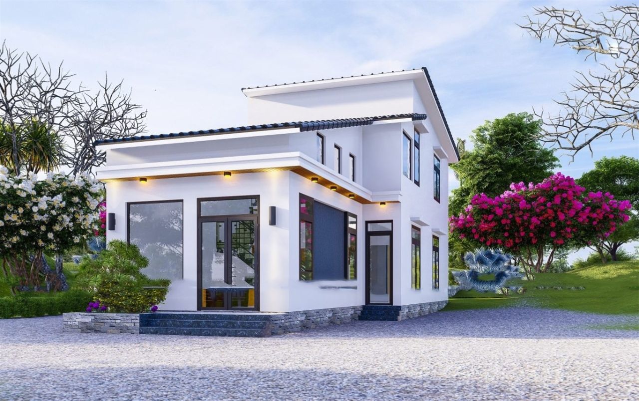 Nhà cấp 4 2 mặt tiền có gác lửng
