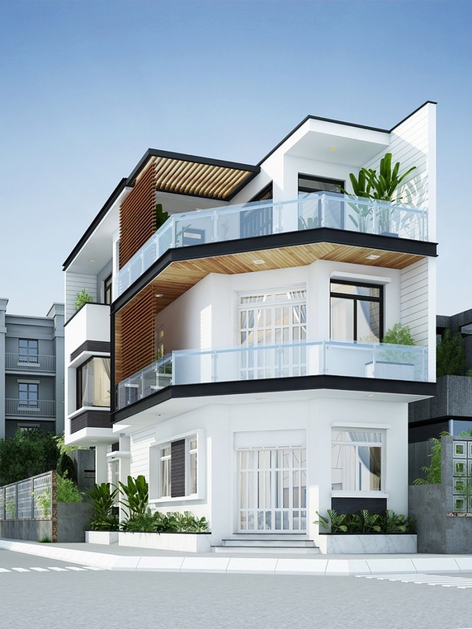 Nhà mặt tiền nên được chú ý một vài điểm về thiết kế để hoàn hảo nhất
