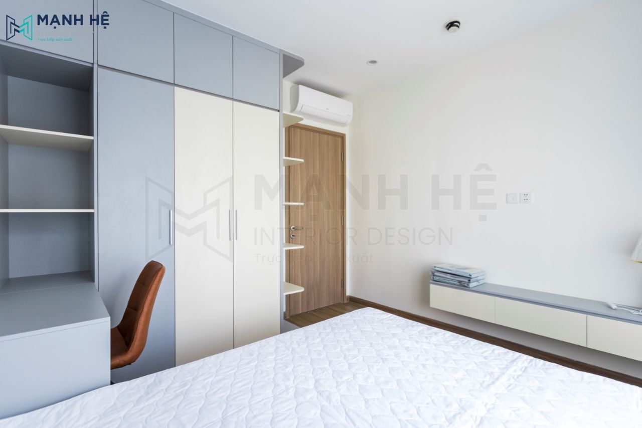 Không gian phòng ngủ tiện nghi với đầy đủ nội thất