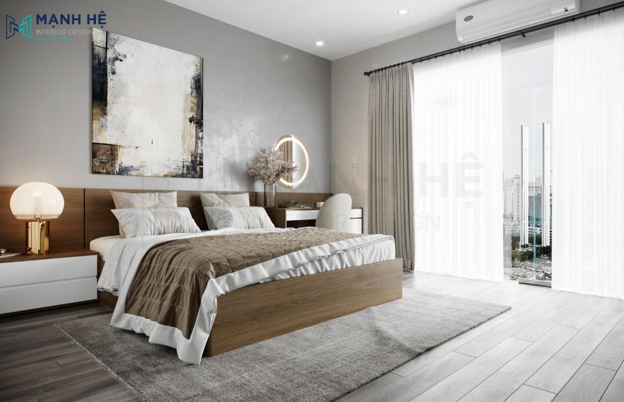 Tối ưu ánh sáng phòng ngủ nhờ rèm cửa