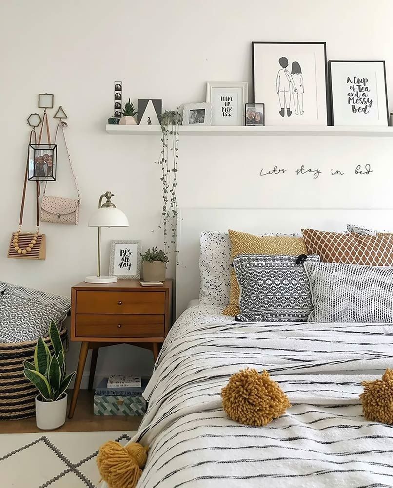 Phòng ngủ chill giúp tăng cảm hứng cũng như giúp bạn có được giấc ngủ thật ngon
