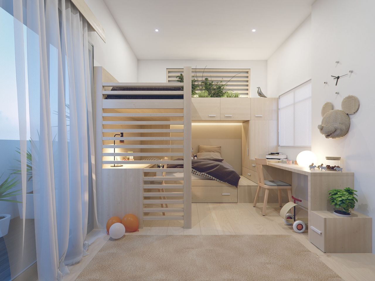 Tổng hợp 25 Mẫu giường trẻ em bền - đẹp phù hợp với lứa tuổi các bé