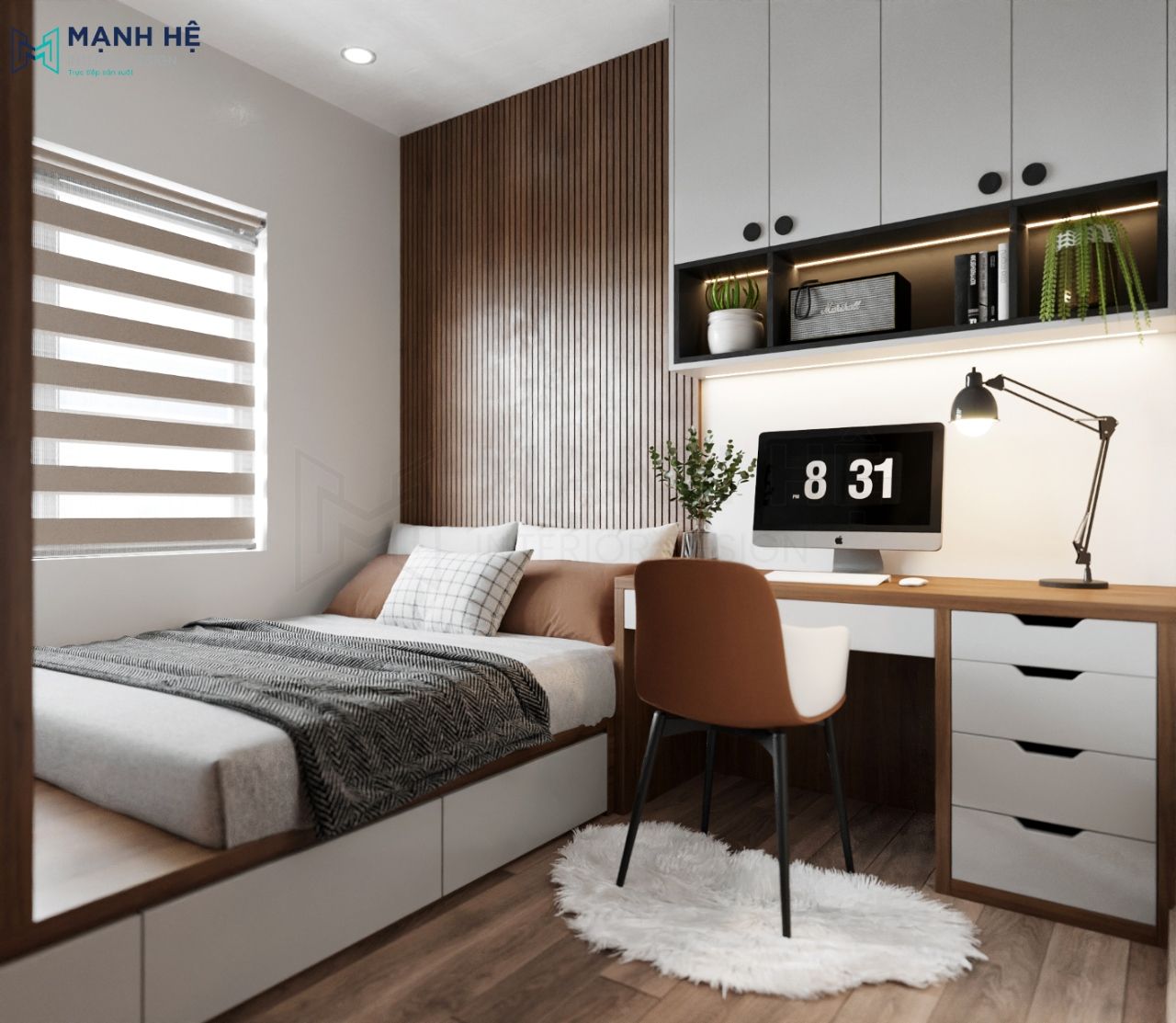 Mẫu giường ngủ có ngăn hộc đựng đồ hữu dụng, được nhiều người yêu thích