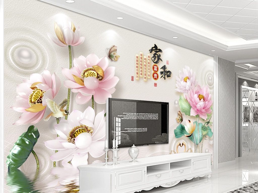 Ngoài mang tính thẩm mỹ cao, tranh dán tường 5D phòng khách còn có những ưu điểm khác