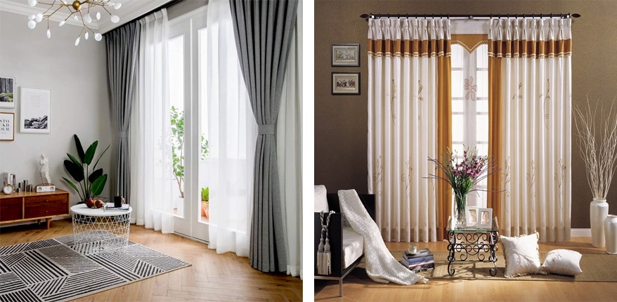 Cách trang trí cửa sổ bằng rèm cửa