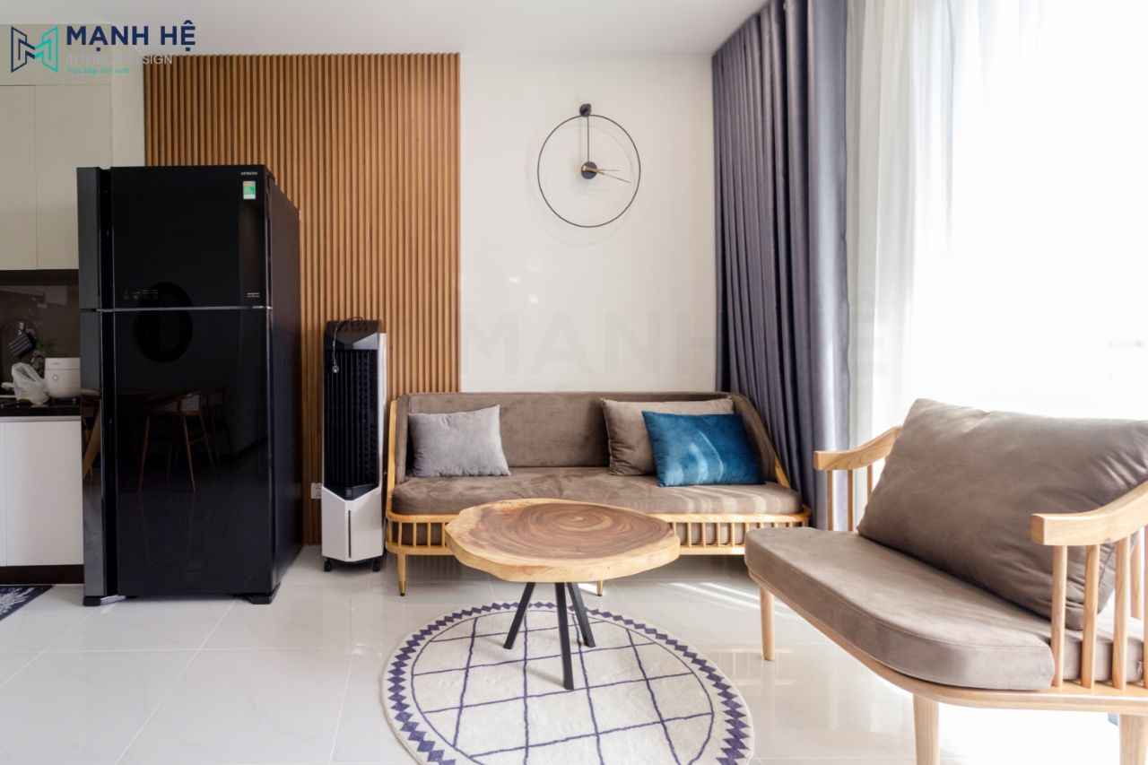 Thiết kế và thi công trọn vẹn nội thất cho căn hộ chung cư Sky View Bình Dương
