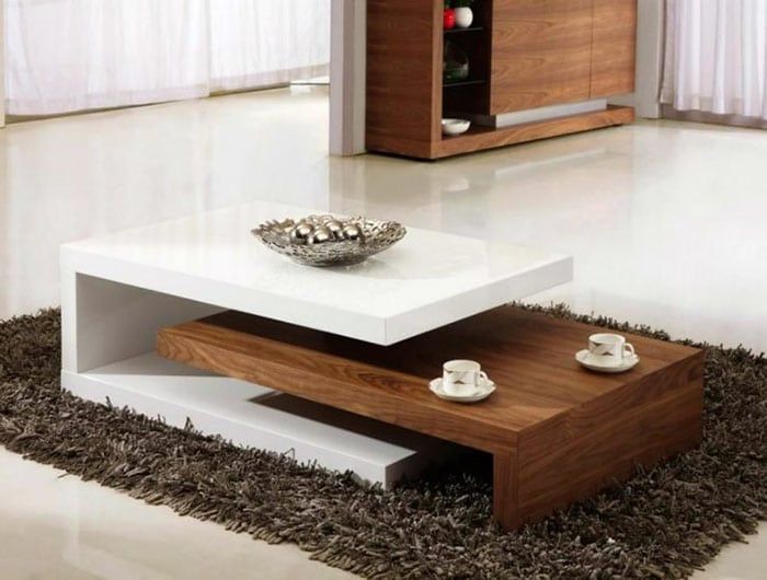 Bàn trà đạo kiểu Nhật cách điệu làm cho căn phòng thêm hiện đại và thú vị