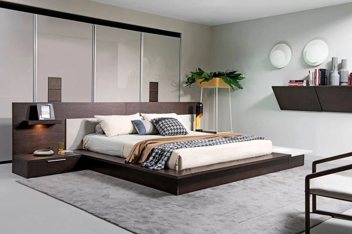 Thiết kế giường phản chân thấp
