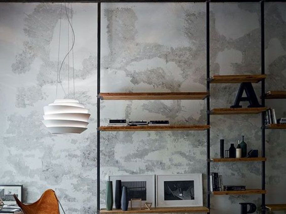 Giấy dán tường giả bê tông với họa tiết ngẫu nhiên