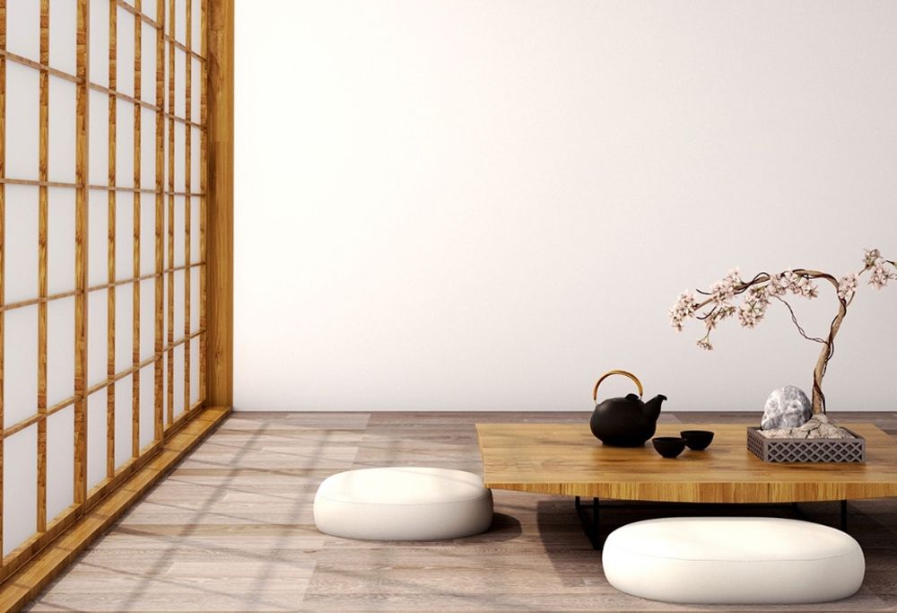Bàn ăn ngồi bệt Nhật Bản theo phong cách “Wabi Sabi”