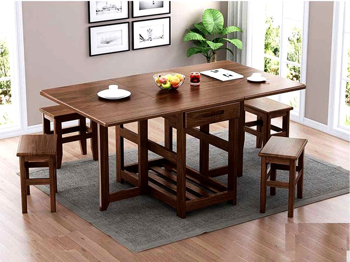Bàn ăn thông minh bằng gỗ mang cảm giác ấm cúng
