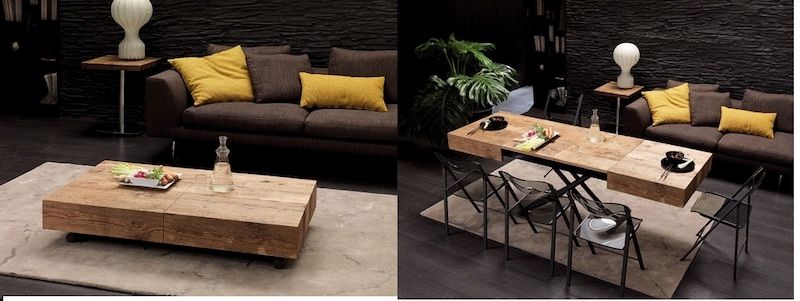 Bàn ăn thông minh với khả năng kéo mở linh hoạt