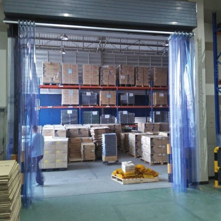Mẫu rèm nhựa PVC xếp lớp