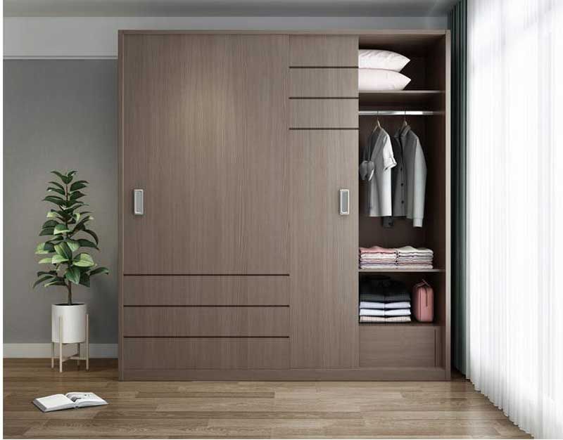 Tủ treo quần áo bằng gỗ bền đẹp, chất lượng hơn hẳn các loại chất liệu khác