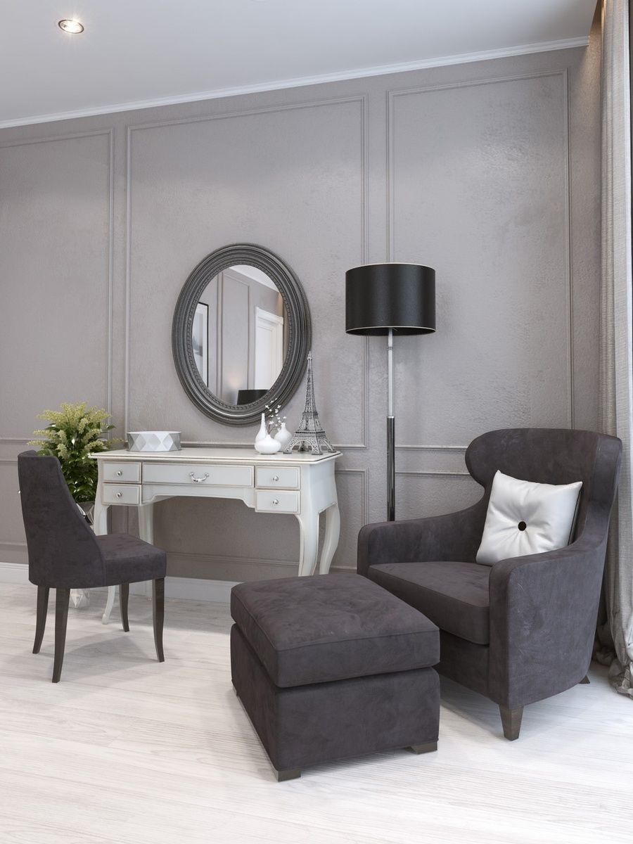 Bộ ghế sofa kết hợp ghế trang điểm tiện dụng