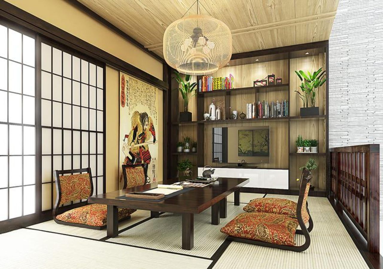 Bàn ghế gỗ ăn cơm sang trọng có thể làm nơi tiếp khách