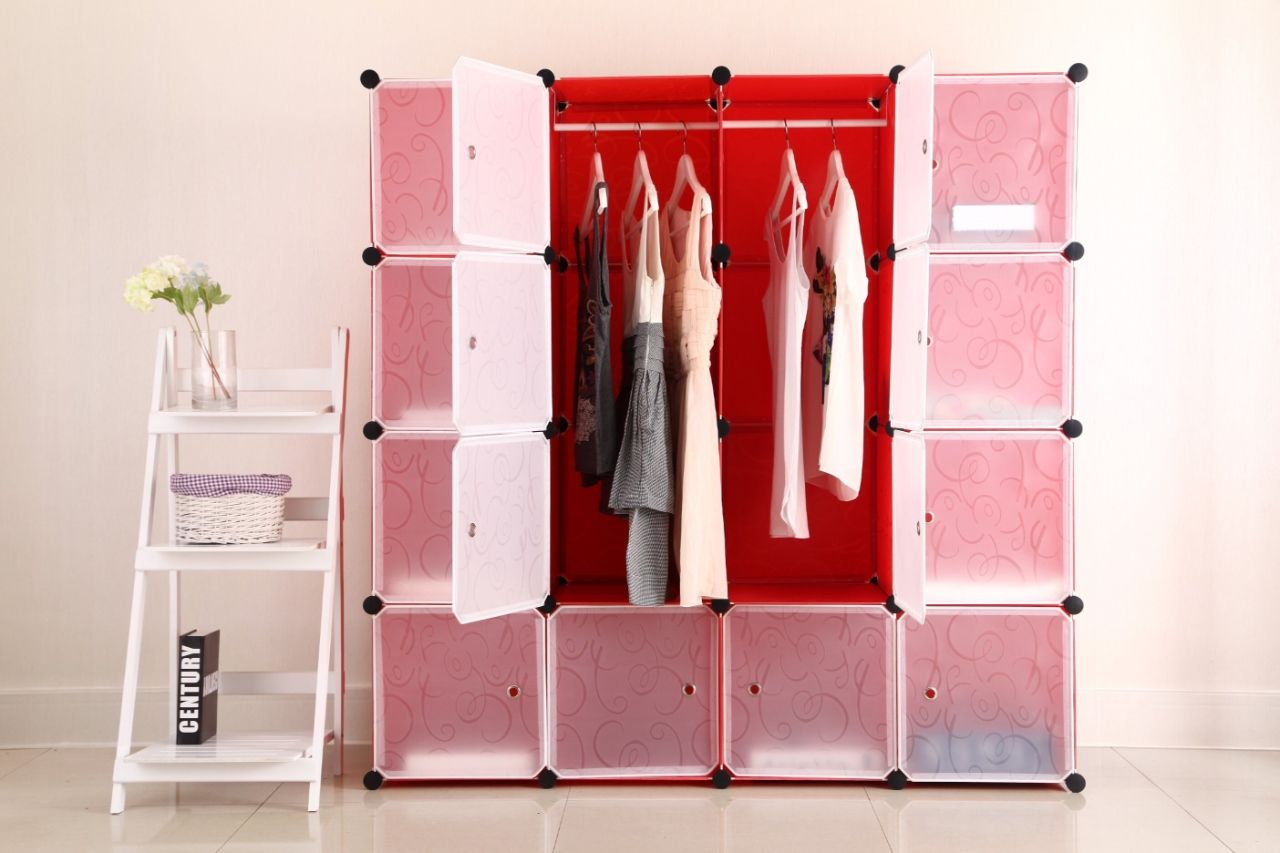 Loại tủ quần áo giá rẻ dưới 1 triệu bằng nhựa lắp ghép từ nhiều ô