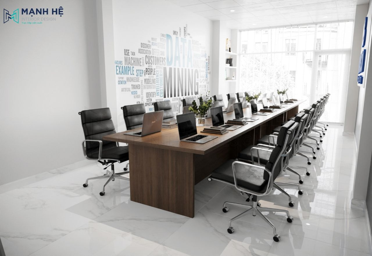 Trang trí chậu cây xanh cho phòng họp thêm thoáng đãng