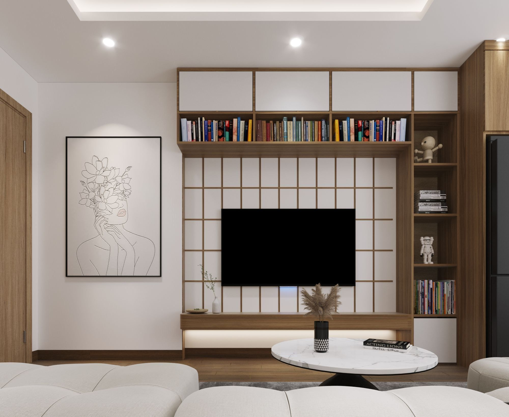 Nội thất thông minh sẽ giúp tối ưu căn hộ chung cư phong cách Nhật Bản