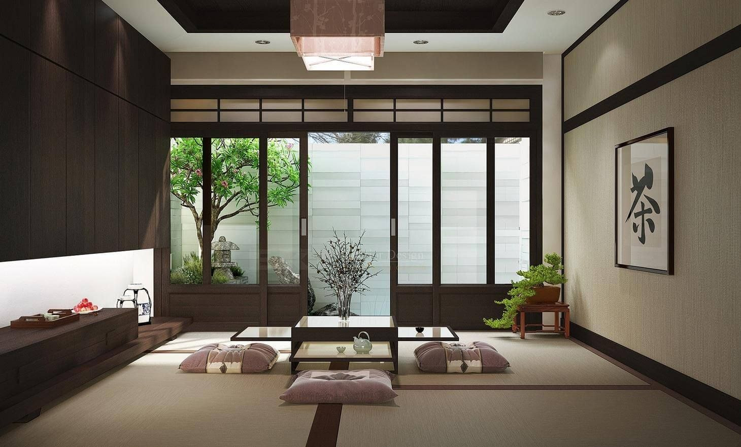 Nội thất thông minh luôn được ưu tiên trong phong cách này vì cơ bản người ta muốn tìm sự rộng rãi