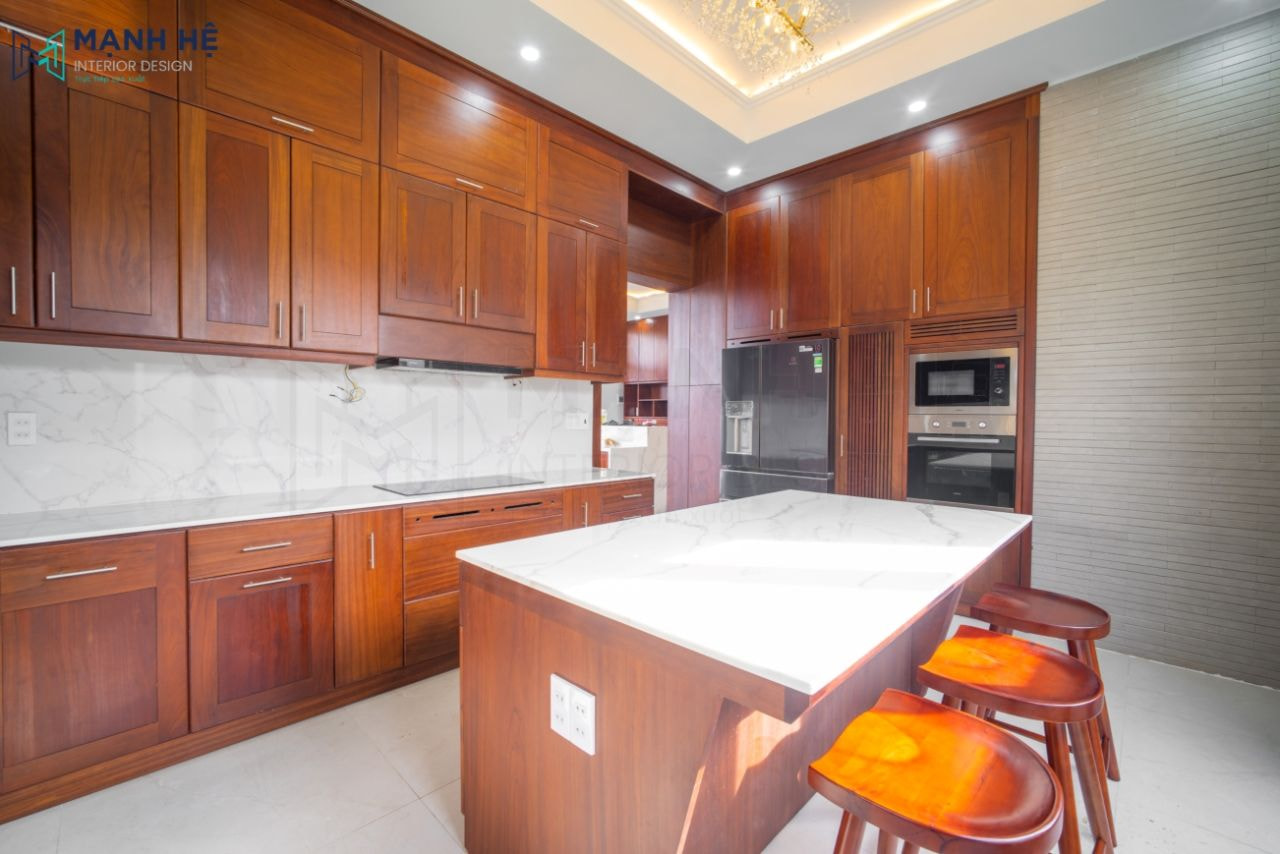 Tích hợp các thiết bị nấu nướng cho tiện nghi
