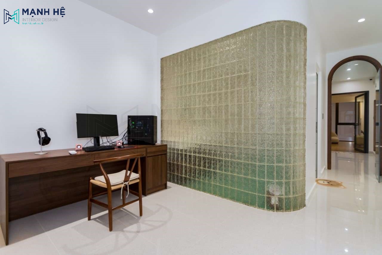 Phòng thay đồ sử dụng tường kính độc đáo