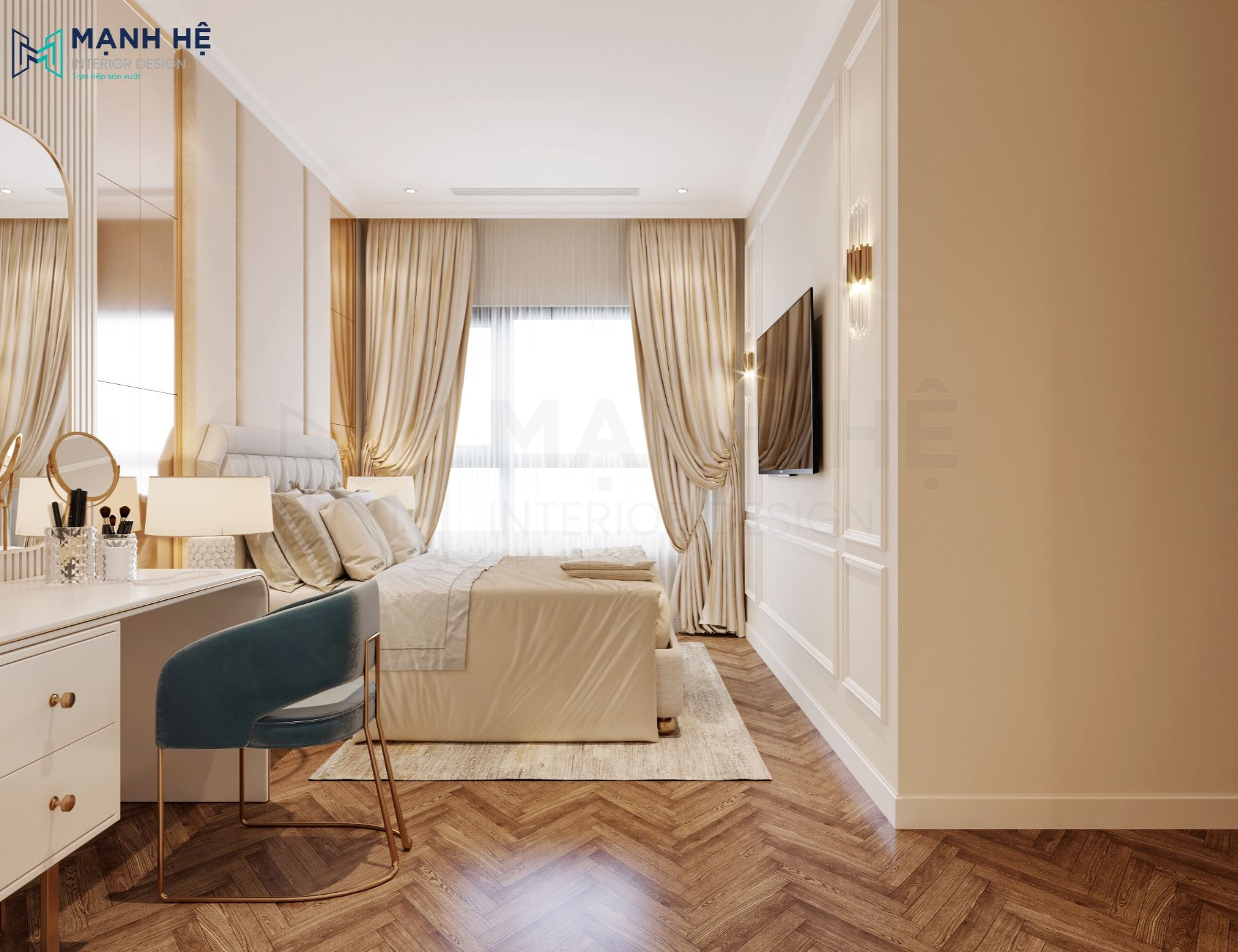 Sử dụng rèm cửa 2 lớp để tận dụng ánh sáng tự nhiên