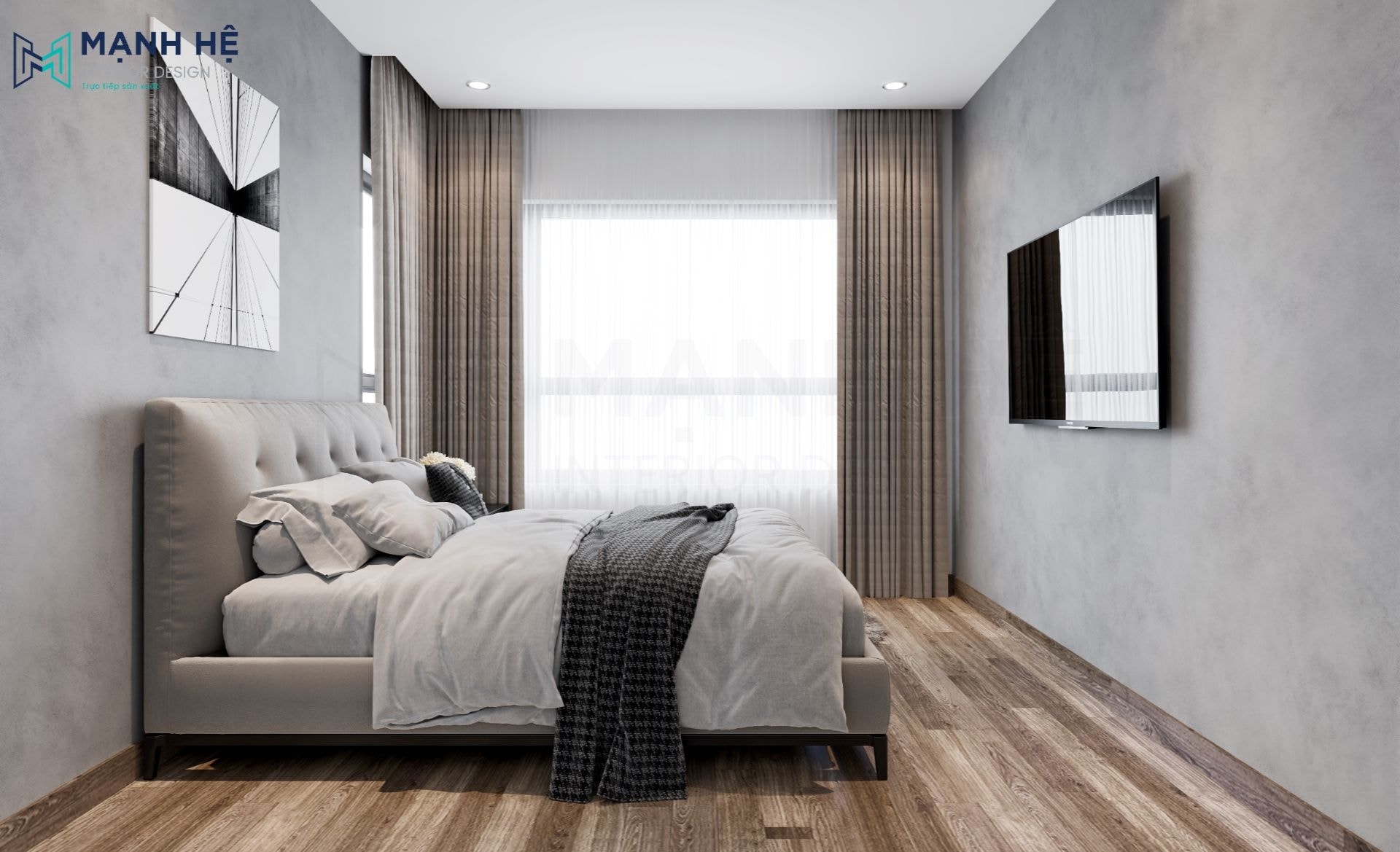 Không gian được tối giản hóa với những yếu tố cần thiết và đảm bảo mang lại sự tiện nghi khi sinh hoạt